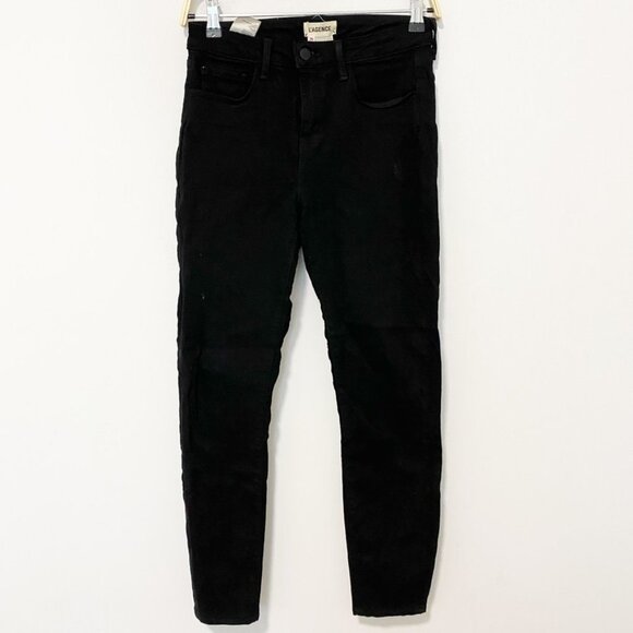 L’AGENCE Margot High Waist Black Skinny Jeans Size 26 - Picture 1 of 5